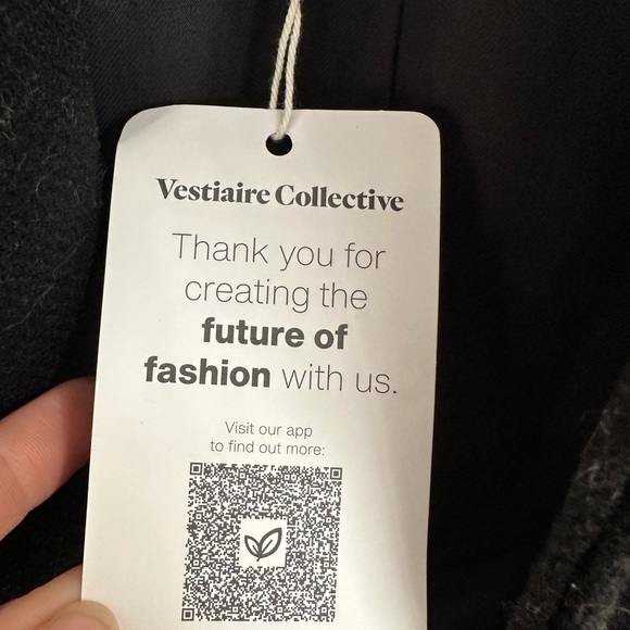 COPY - AUTHENTICATED SAINT LAURENT BLACK W/ WHITE LEATHER TRIM TEDDY BOMBER JAC… - Picture 6 of 15